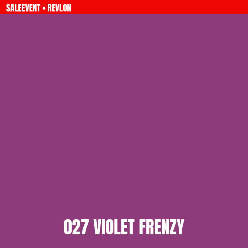 Revlon Super Lustrous Creamy Lipstick shade 027 Violet Frenzy colour swatch