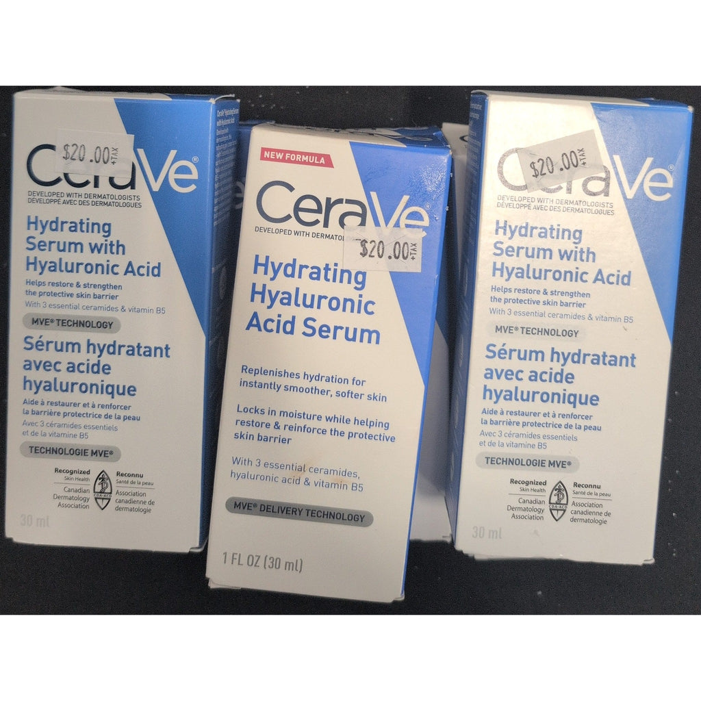 CeraVe Hydrating Hyaluronic Acid Serum 30 mL in box
