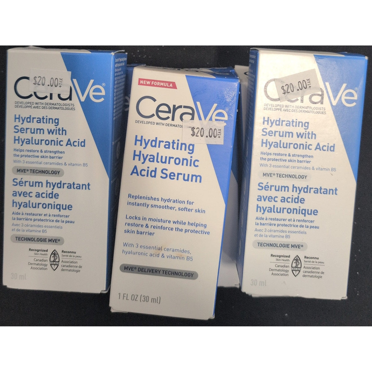 CeraVe Hydrating Hyaluronic Acid Serum 30 mL in box