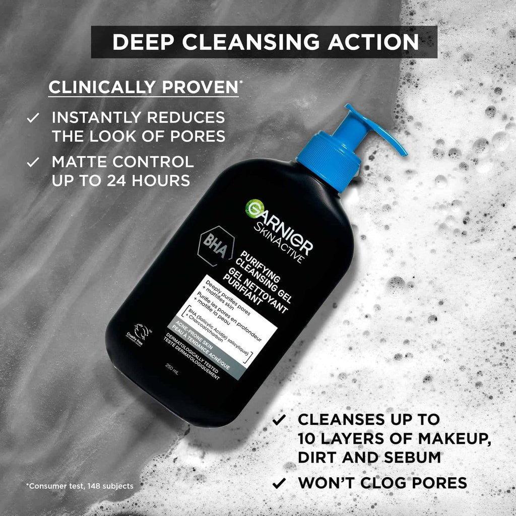 Garnier SkinActive Purifying Cleansing Gel with BHA 250 mL - view 2