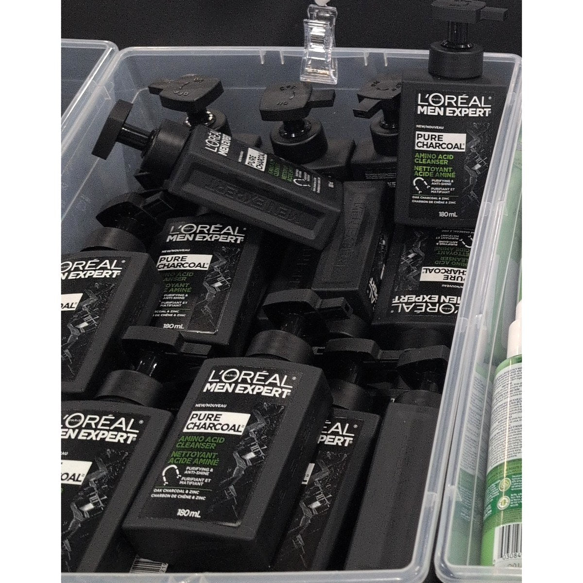 L'Oreal Paris Men Expert Pure Charcoal Amino Acid Cleanser 180 mL - in package