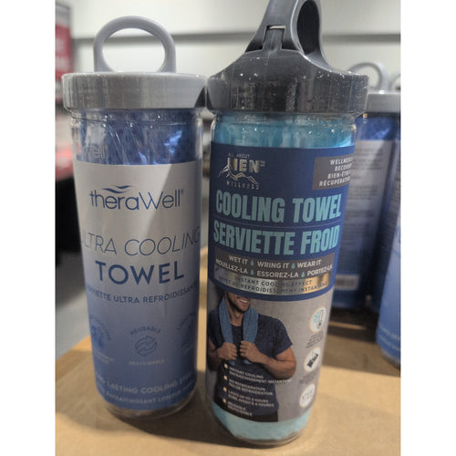 All About Men Wellness Cooling Towel, Reusable, with Carry Tube