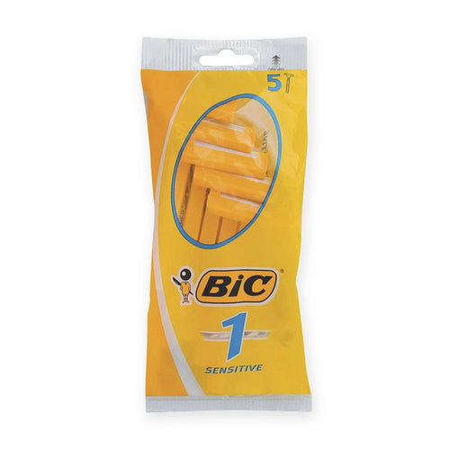 BIC 1 Single-Blade Disposable Razors, 5 Count