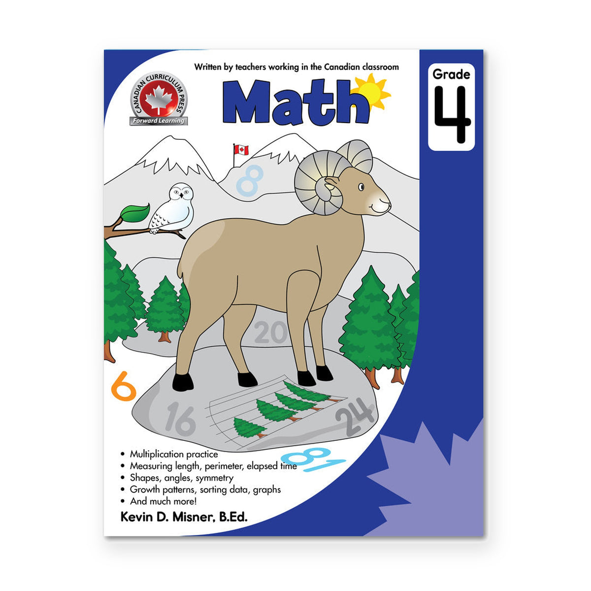 Canadian Curriculum Press Math Workbook - Grade 4