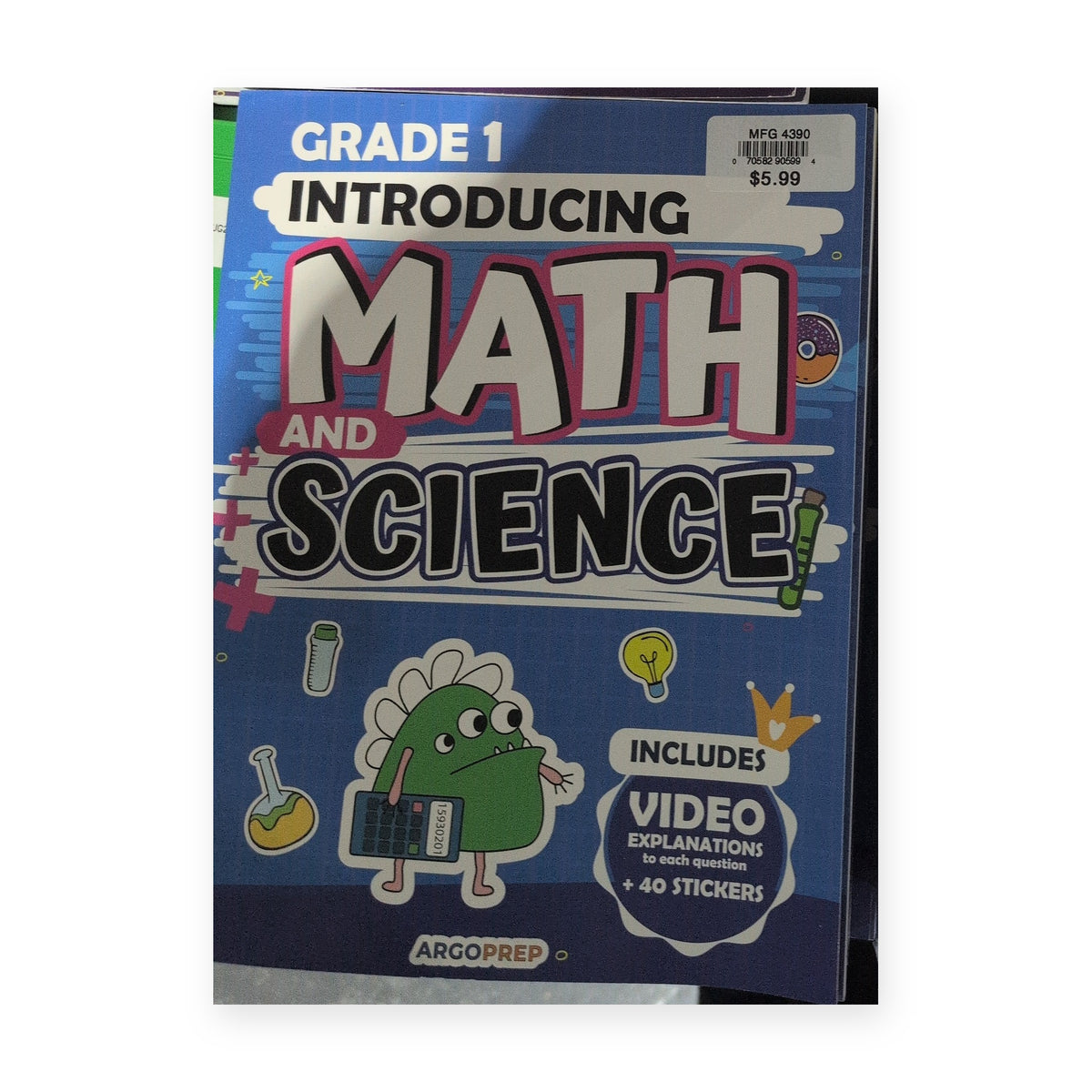 ArgoPrep Introducing Math and Science Workbook - Grade 1