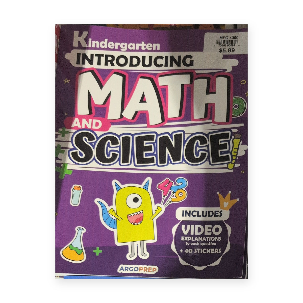 ArgoPrep Introducing Math and Science Workbook - Kindergarten