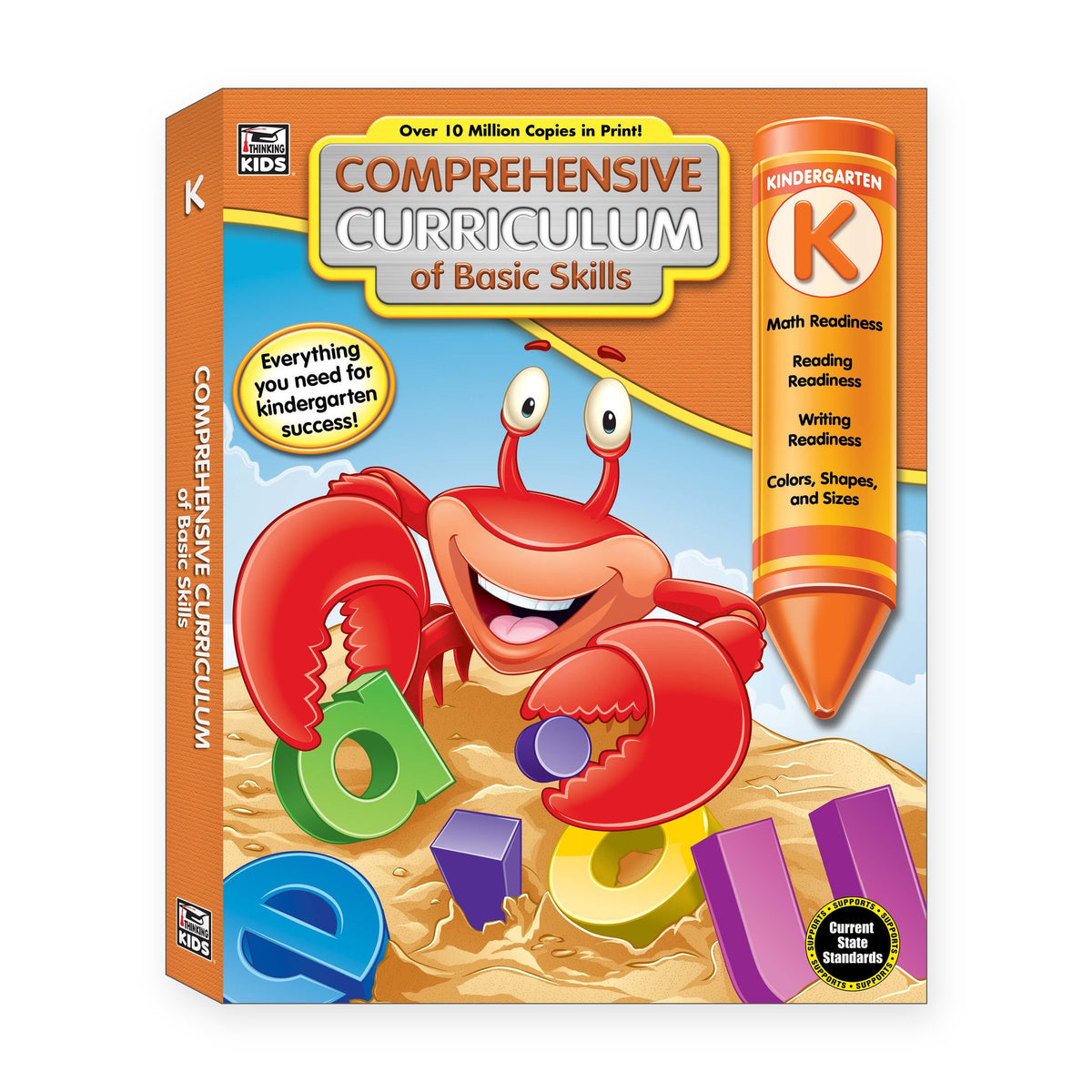 Thinking Kids Comprehensive Curriculum of Basic Skills Workbook - Kindergarten