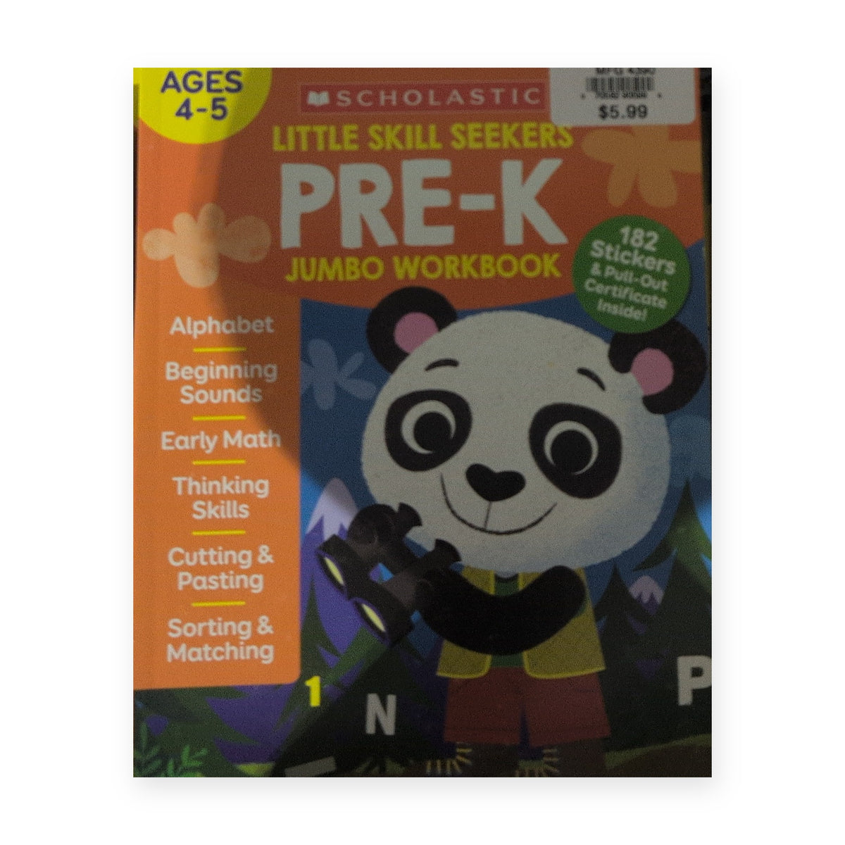 Scholastic Little Skill Seekers Jumbo Workbook - Pre-K