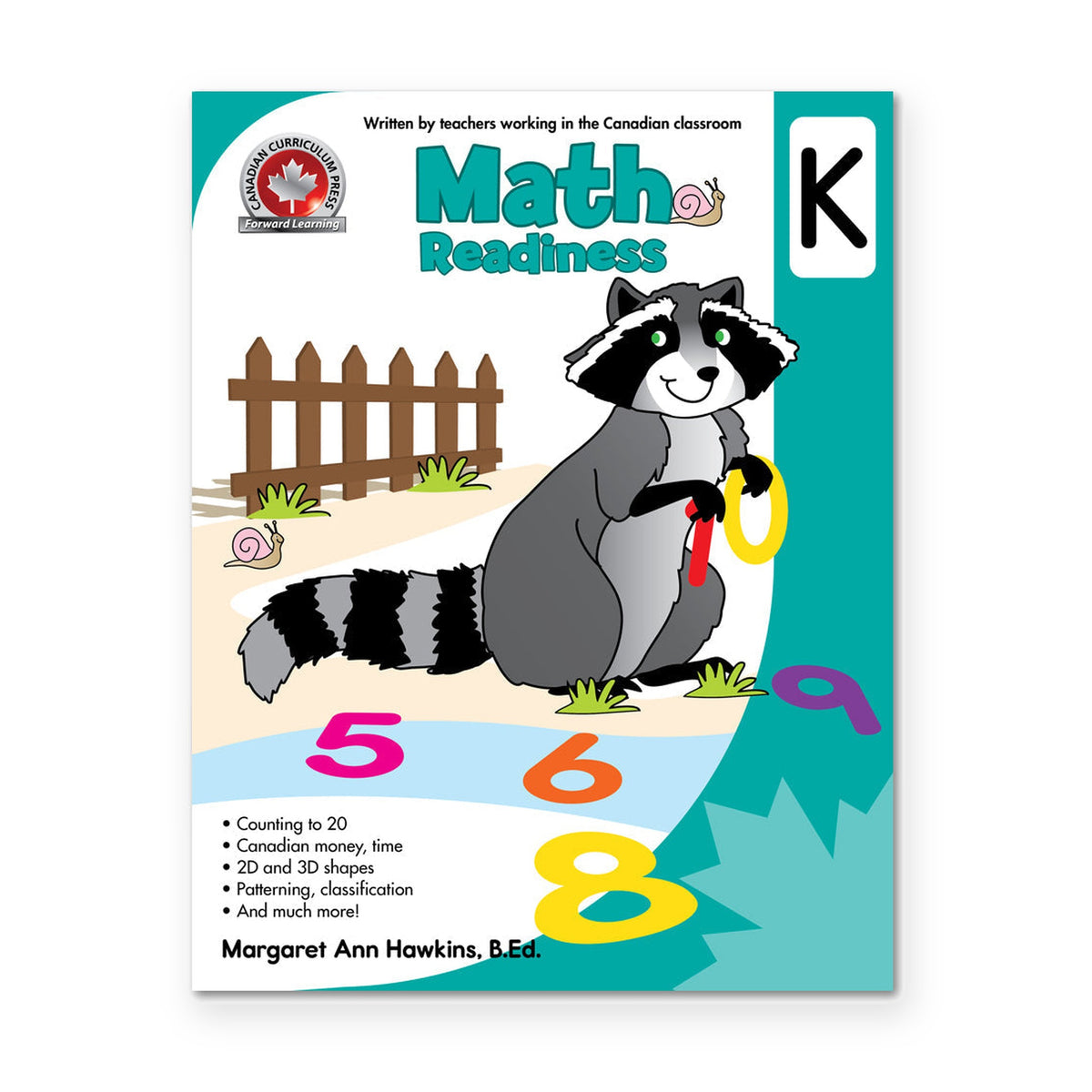 Canadian Curriculum Press Math Workbook - Kindergarten