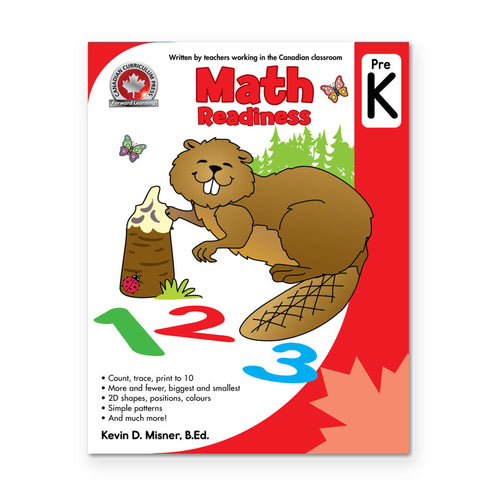 Canadian Curriculum Press Math Workbook - Pre-K