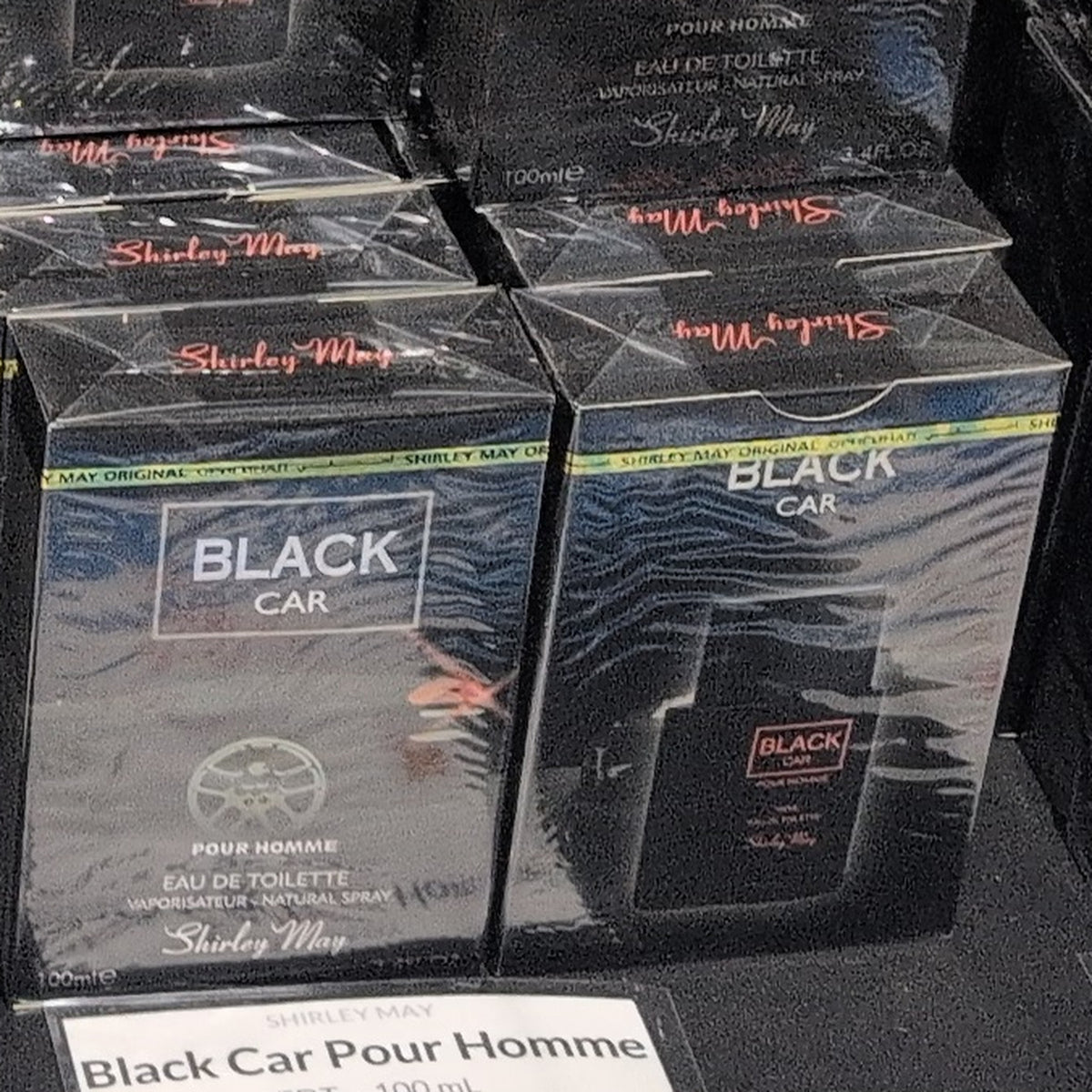 Shirley May Deluxe Black Car Pour Homme Eau de Toilette for Men 100 mL