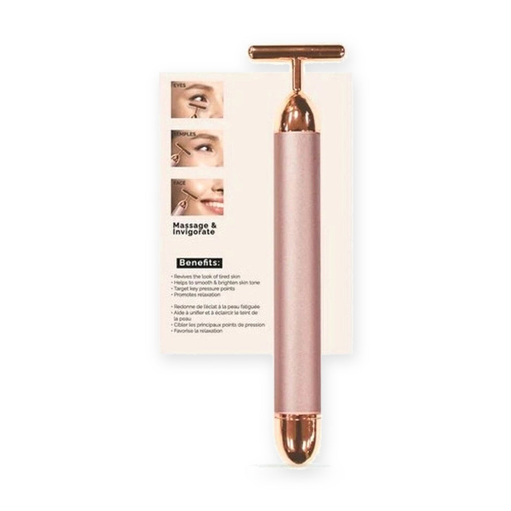 Danielle Creations Rose Gold T-Bar Beauty Massage Wand