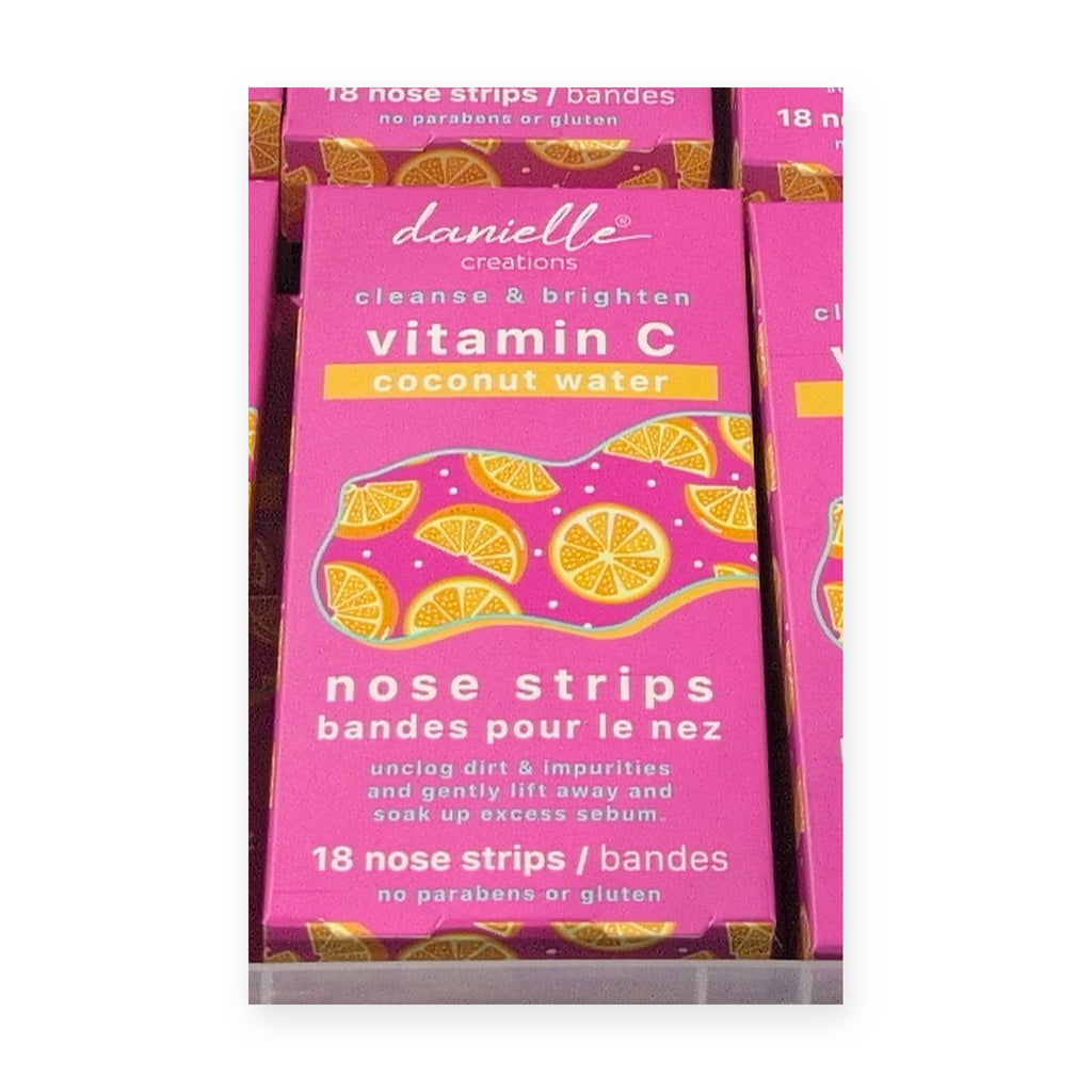 Danielle Creations Vitamin C + Coconut Water Nose Strips, 18 Count