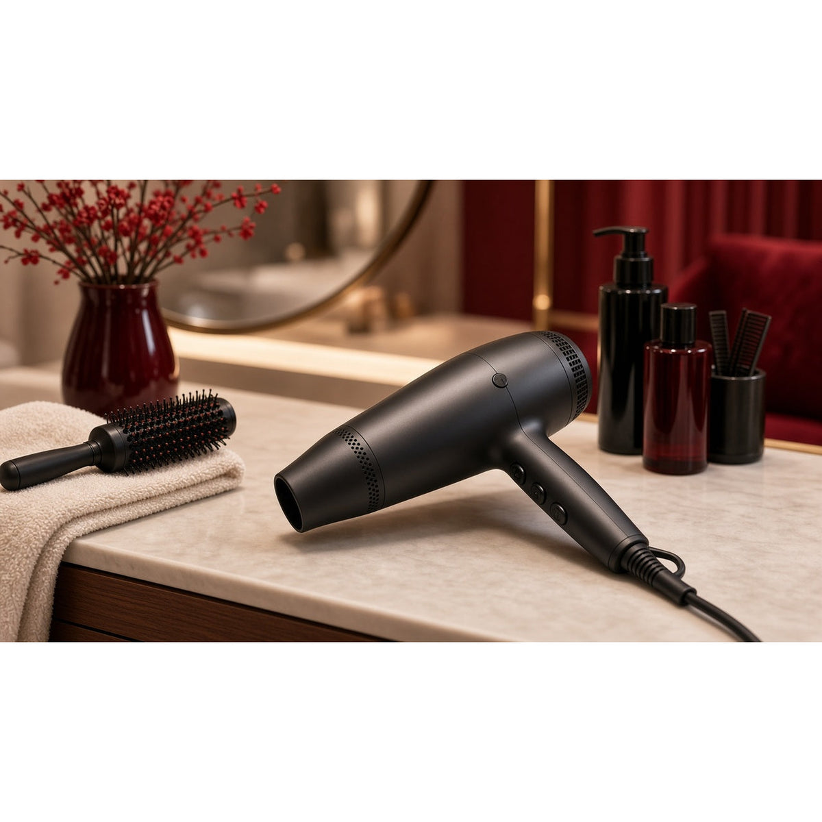 Hot Tools Tourmaline Ionic Turbo Hair Dryer for salon-quality frizz-free blowouts