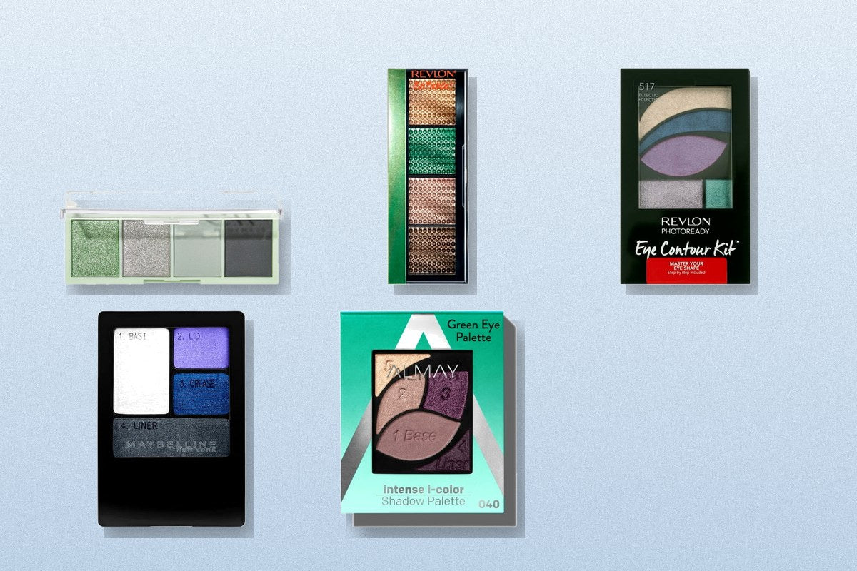 Eyeshadow palettes from Revlon, Maybelline, Almay and e.l.f. on sale