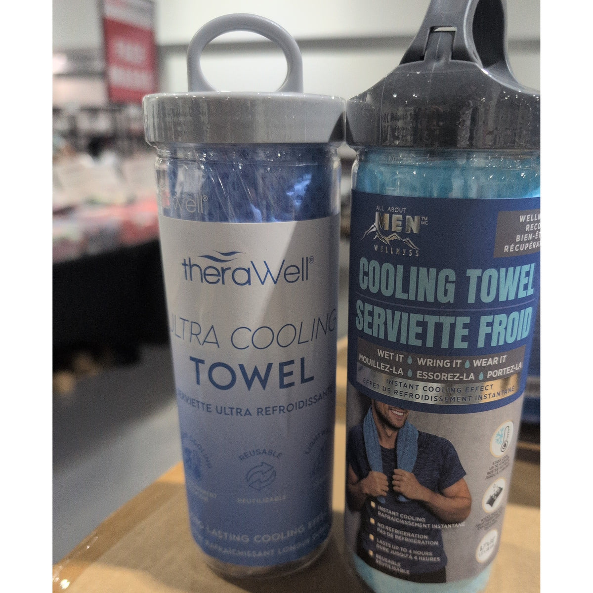 TheraWell Ultra Cooling Towel, Reusable, with Carry Tube